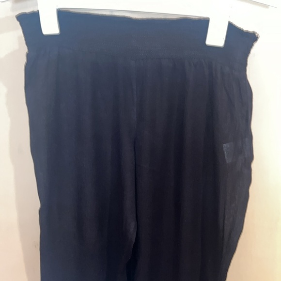 Patrons Of Peace black rayon pants with boho print size large - Picture 3 of 9